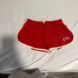 USA Red Women's Shorts